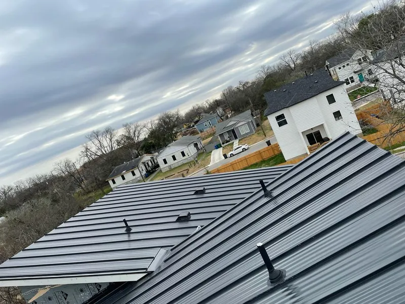 Standing seam metal roof panels with vents for Skylight Repair in South Whitehall